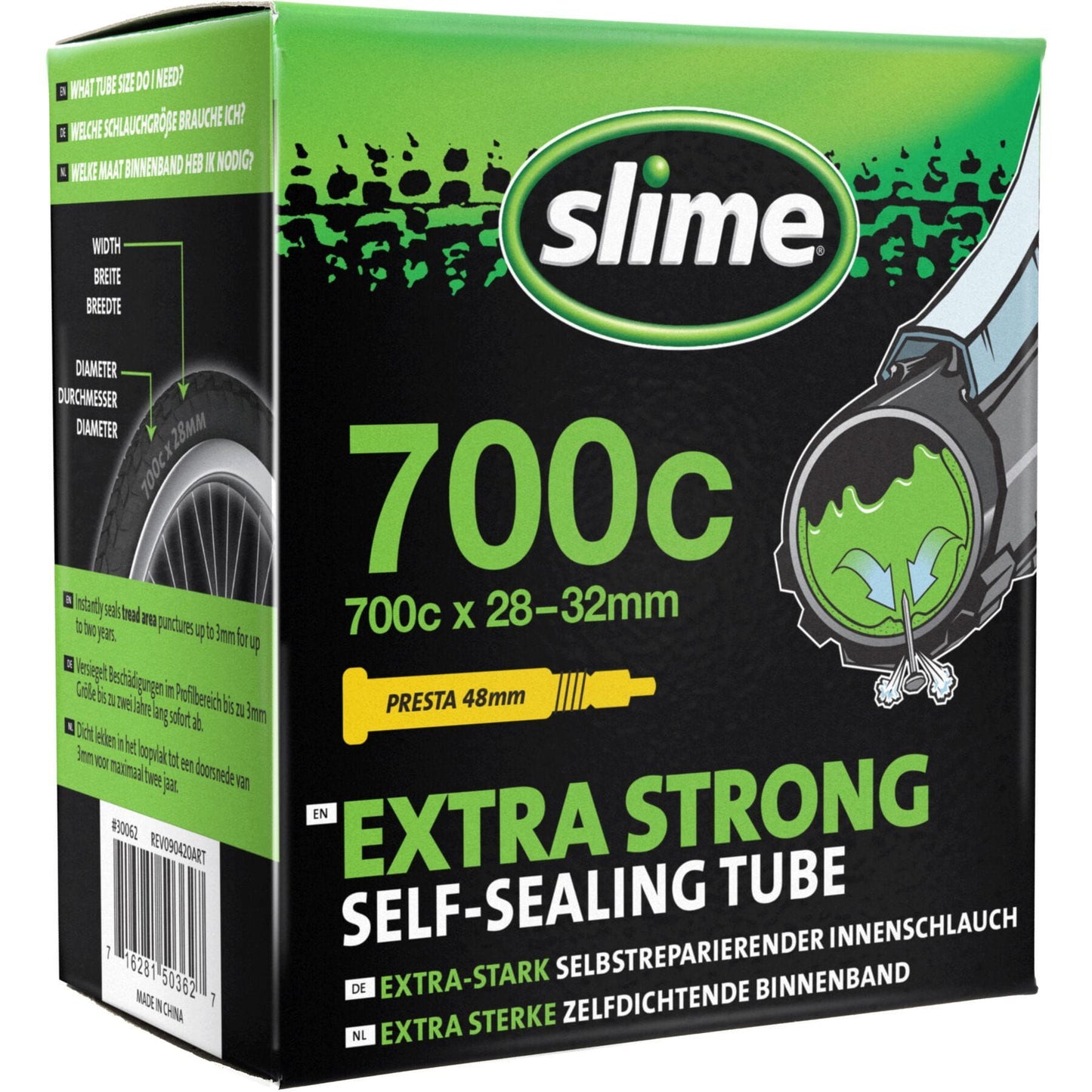 SLIME SMART TUBE 700C PRESTA VALVE