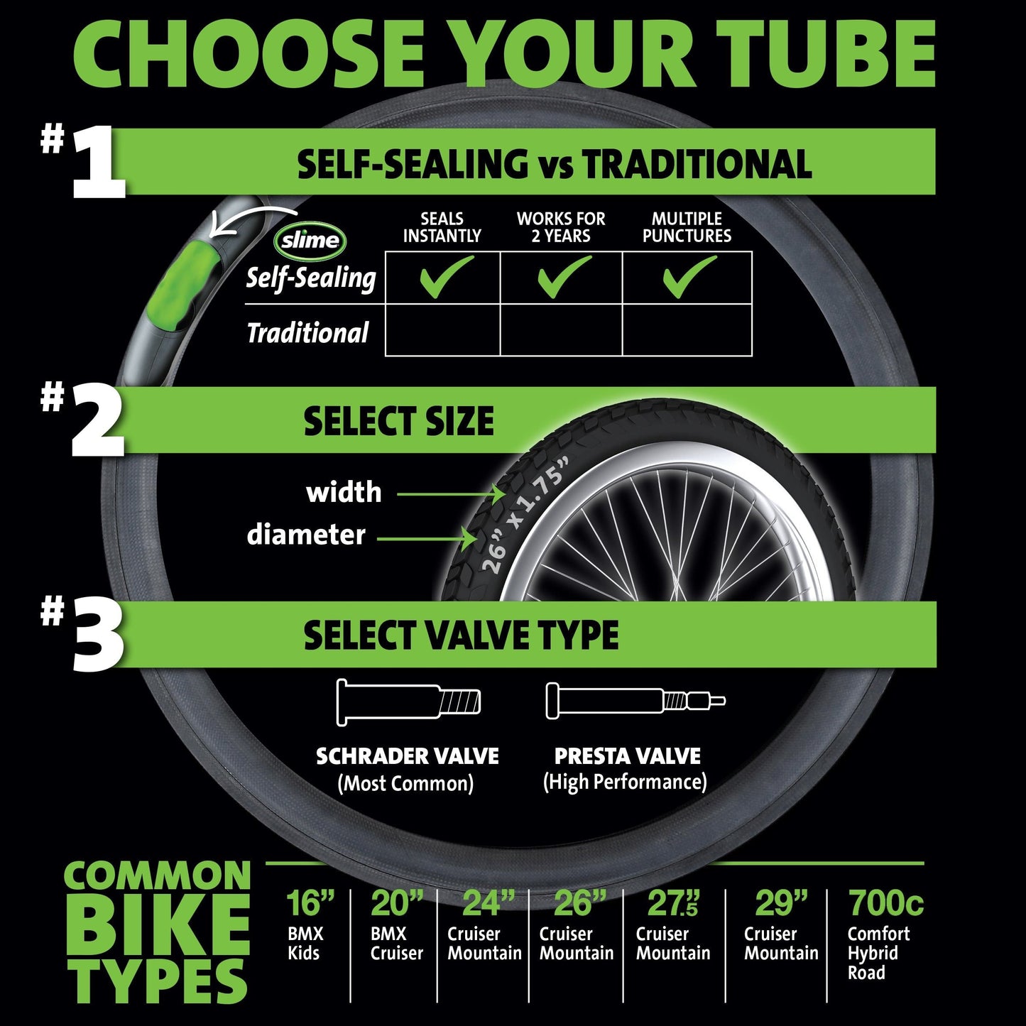 SLIME SMART TUBE 27.5x2.35-3.0"