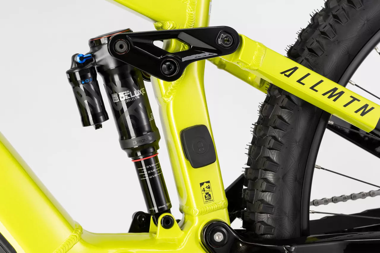 HAIBIKE ALLMTN 6 FULL SUSPENSION eMTB BIKE 2025 GLOSSY NEBULAR LIME/BLACK