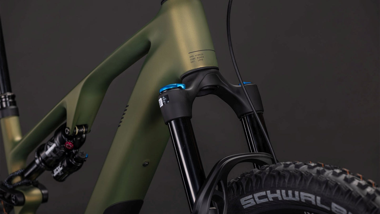 CUBE AMS HYBRID ONE44 C:68X TM 400X eMTB BIKE 2026 REEDGREEN' N 'MATRIX