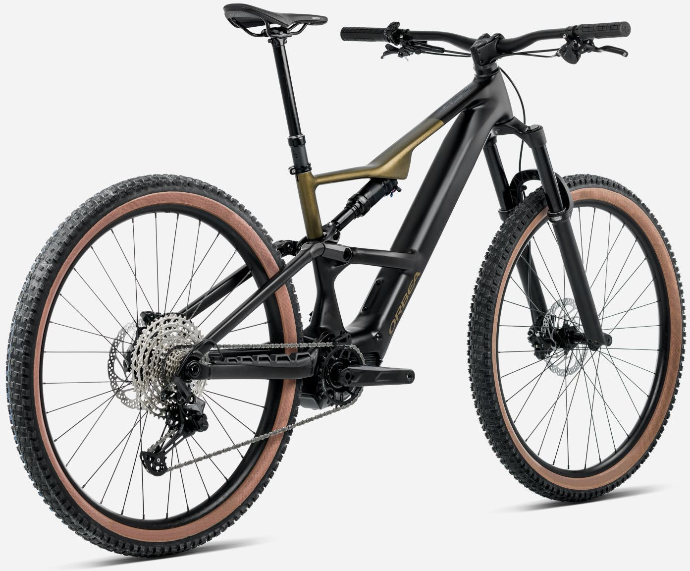 ORBEA RISE SL H30 FULL SUSPENSION eMTB BIKE 2026 DIAMOND BLACK-SPLASH OLIVE