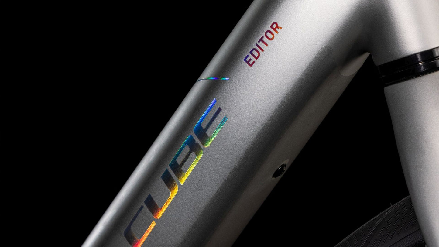 CUBE EDITOR HYBRID SLX 400X URBAN eBIKE 2025 SLEEKGREY' N 'SPECTRAL