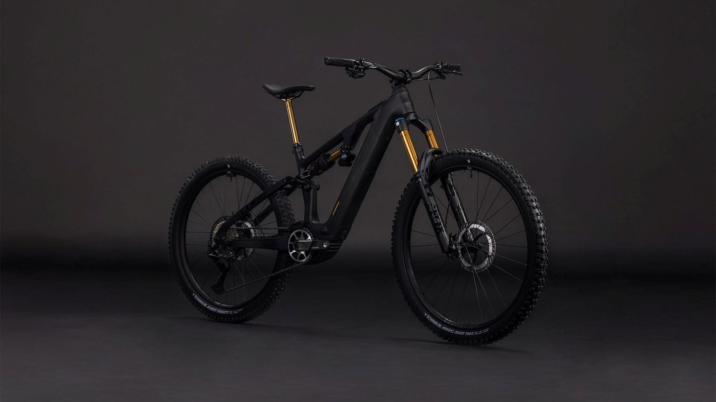 CUBE AMS HYBRID ONE77 C:62 AT 600X eMTB BIKE 2026 CARBON' N 'GOLD