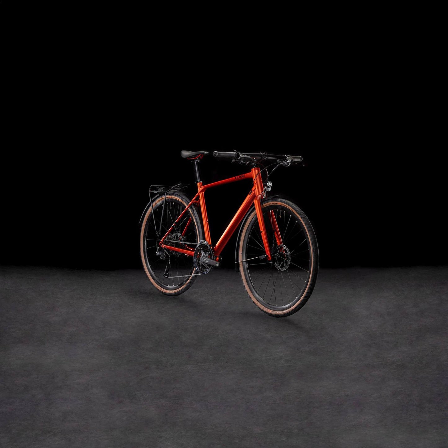 CUBE NULANE PRO FE GRAVEL BIKE 2025 FIREORANGE' N 'BLACK