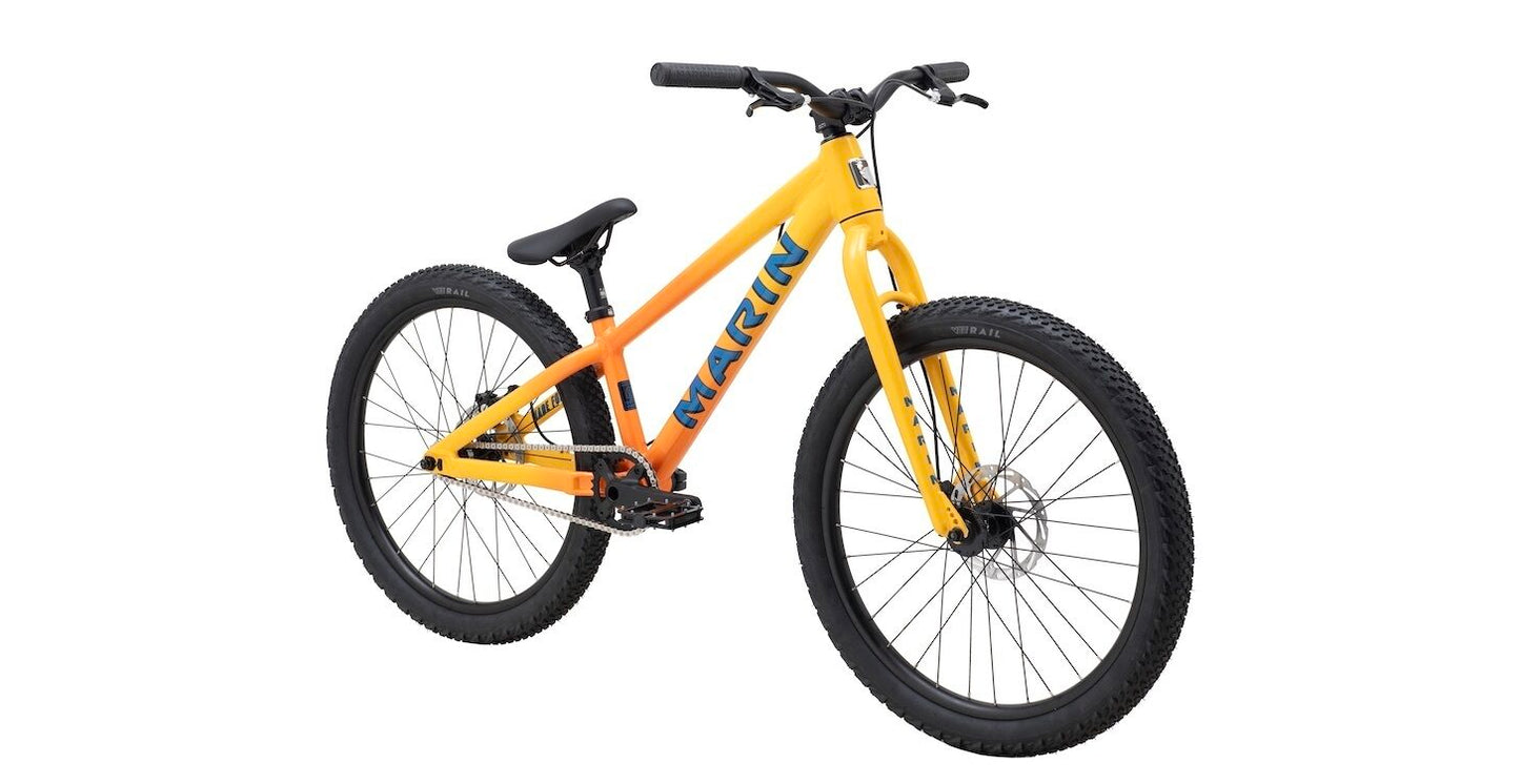 MARIN ALCATRAZ 24" DIRT JUMP HARDTAIL MTB BIKE 2025 YELLOW FADE