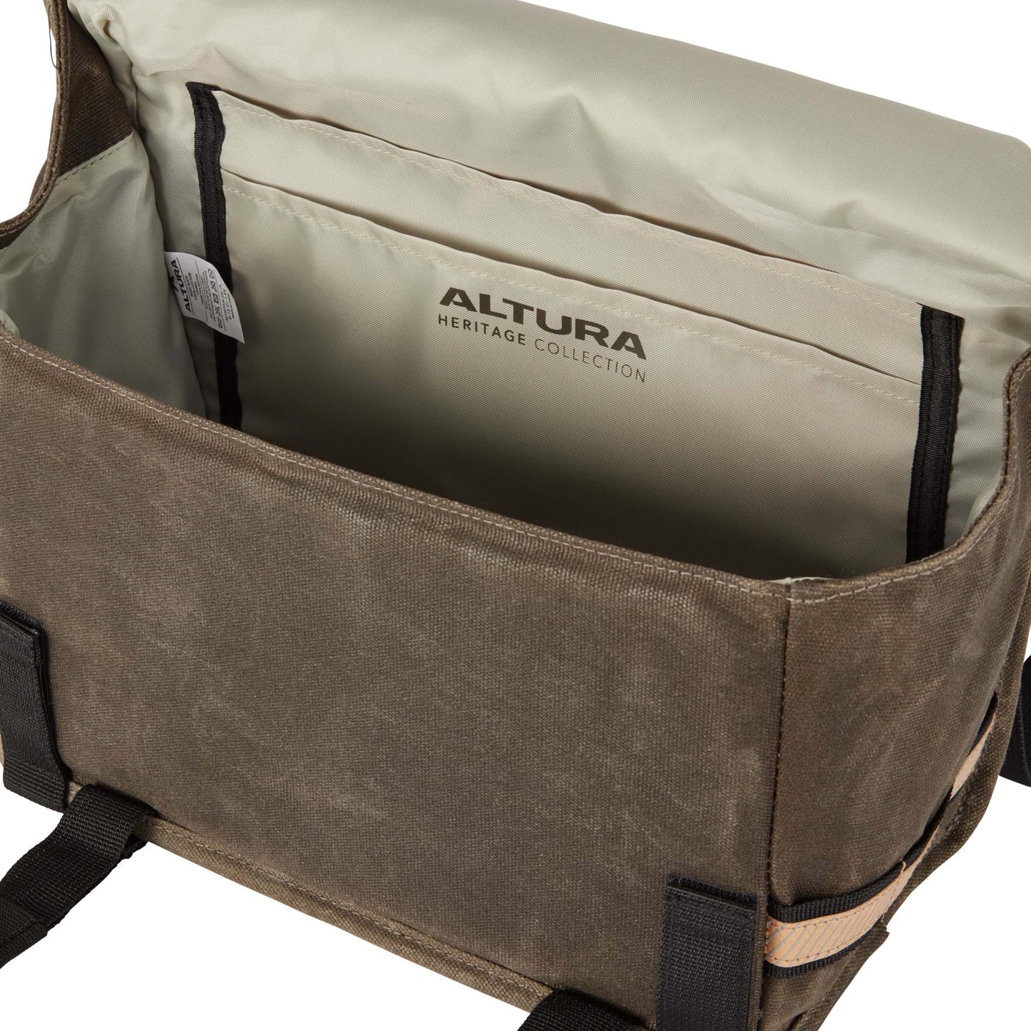 ALTURA HERITAGE CYCLING BACKRACK 7L PANNIER BAG OLIVE