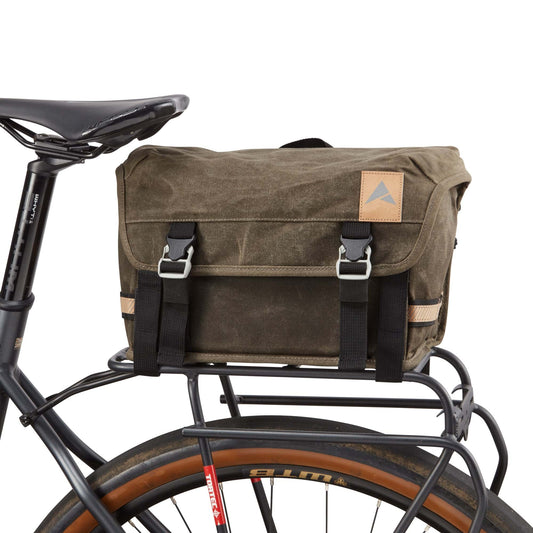 ALTURA HERITAGE CYCLING BACKRACK 7L PANNIER BAG OLIVE