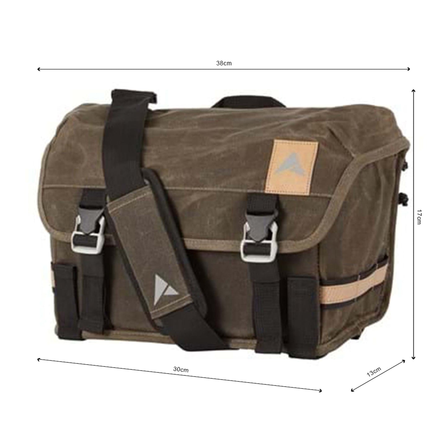 ALTURA HERITAGE CYCLING BACKRACK 7L PANNIER BAG OLIVE