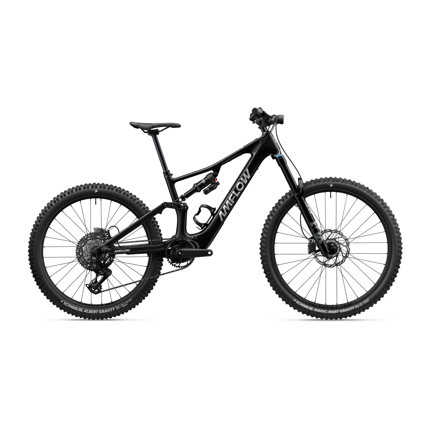 AMFLOW PX CARBON 700Wh FULL SUSPENSION eMTB BIKE PHANTOM BLACK