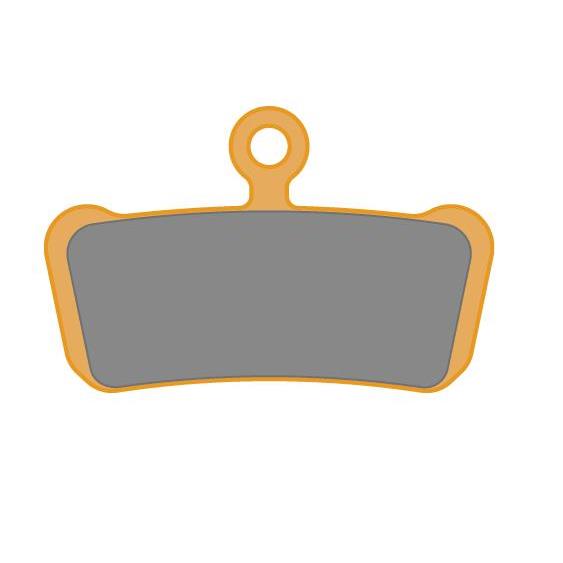 SRAM SRAM GUIDE R/GUIDE RS/GUIDE RSC/GUIDE ULTIMATE/TRAIL ORGANIC ALU DISC BRAKE PADS