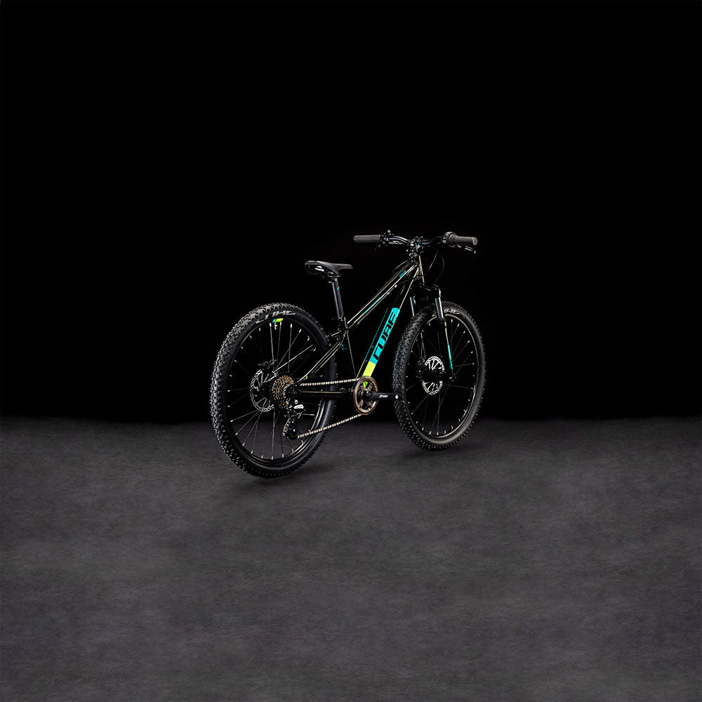 CUBE ACID 240 DISC KID'S BIKE 2023 - BLACK 'N' GREEN