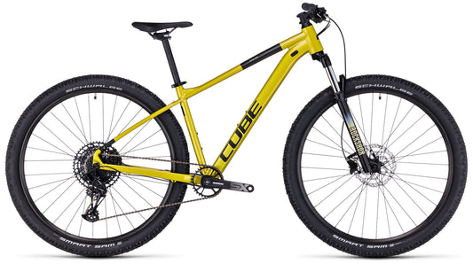 CUBE ANALOG HARDTAIL MTB BIKE 2023 - FLASHLIME´N´BLACK