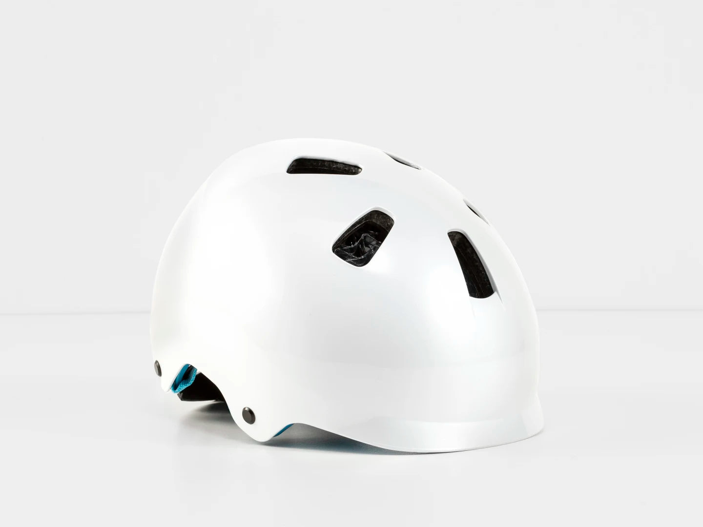 BONTRAGER JET WAVECEL UNI-SIZE CHILDREN'S  BIKE HELMET - WHITE/AZURE