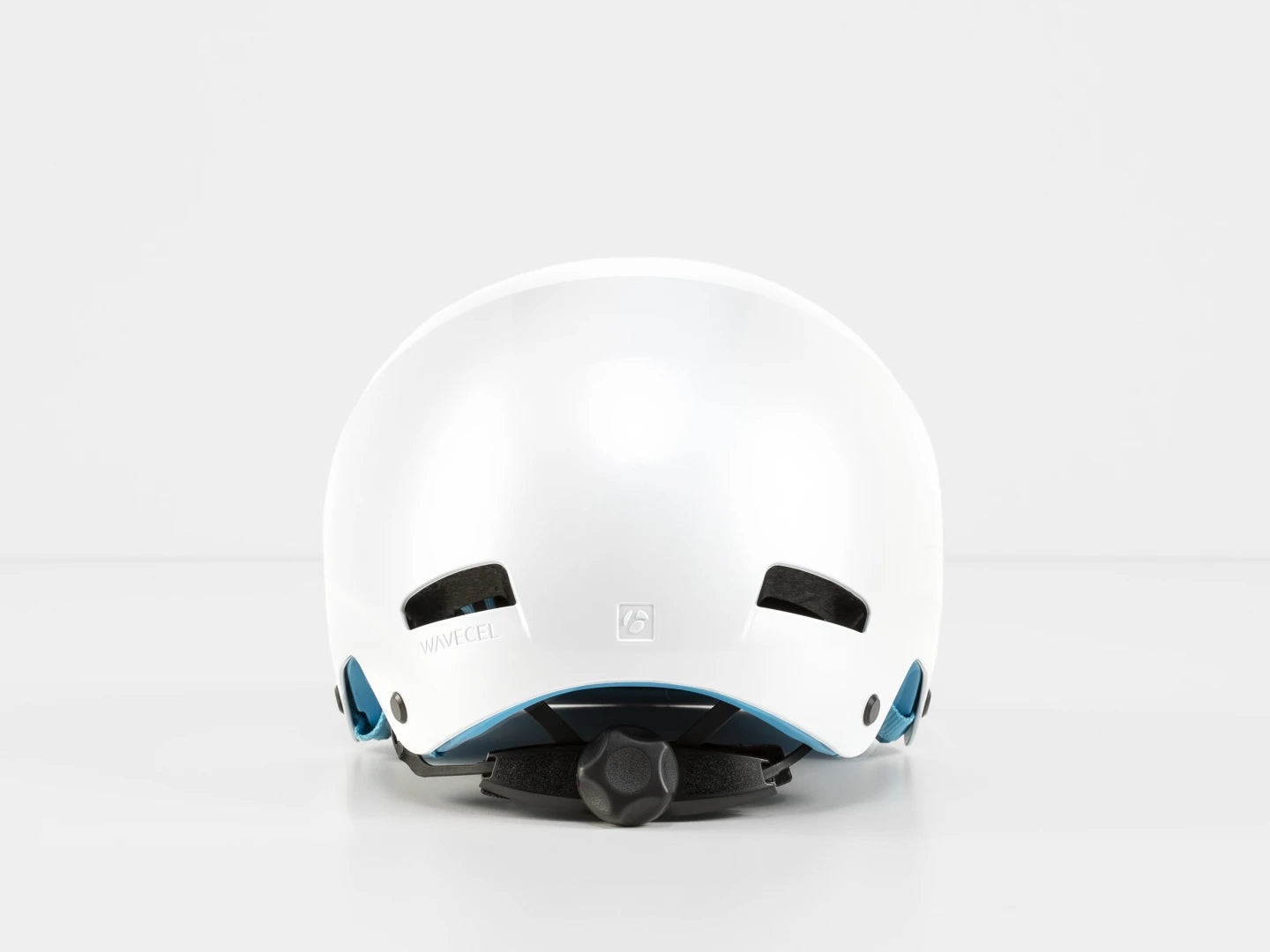 BONTRAGER JET WAVECEL UNI-SIZE YOUTH BIKE HELMET - WHITE/AZURE