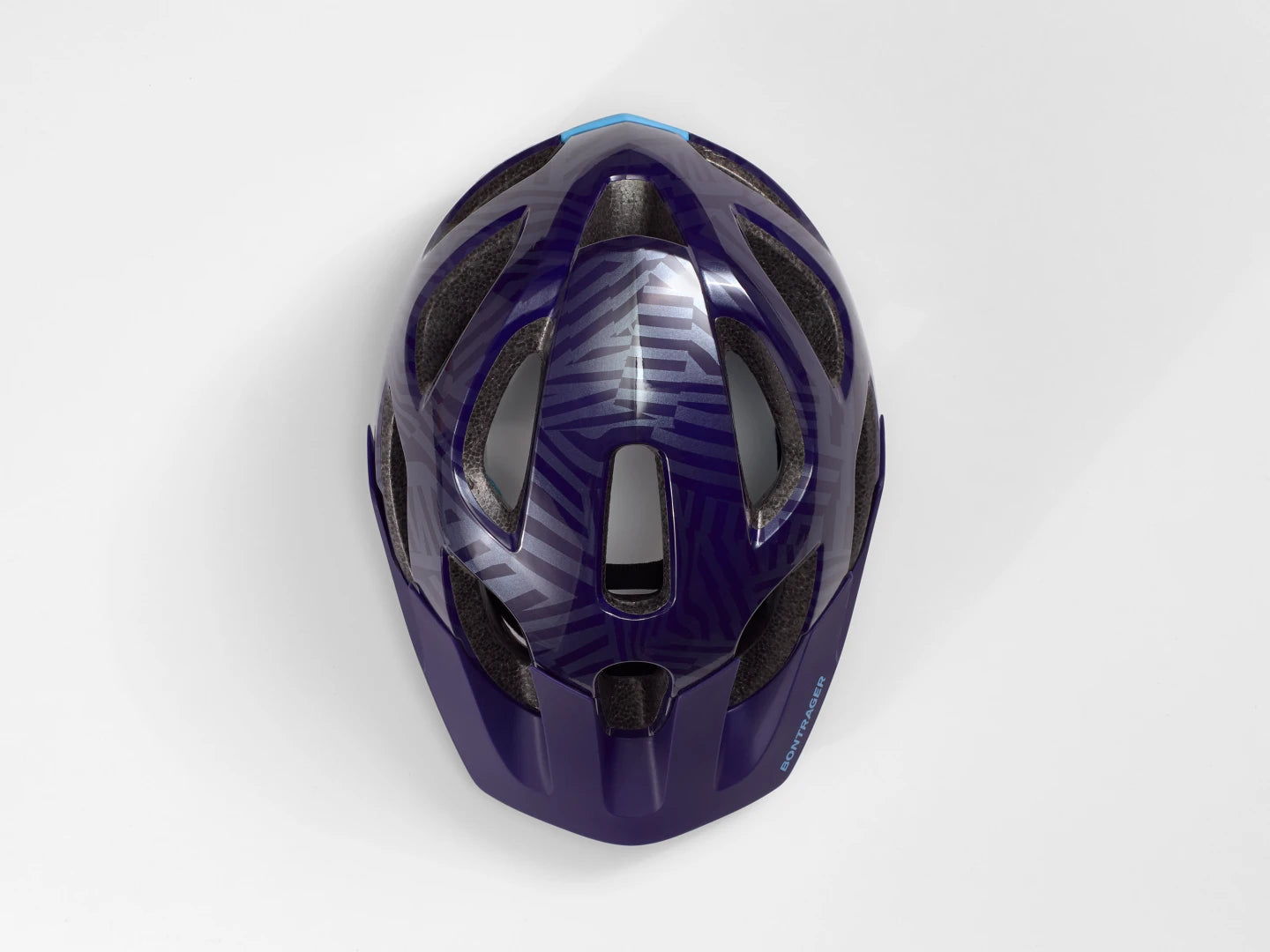 BONTRAGER TYRO YOUTH HELMET PURPLE ABYSS/AZURE