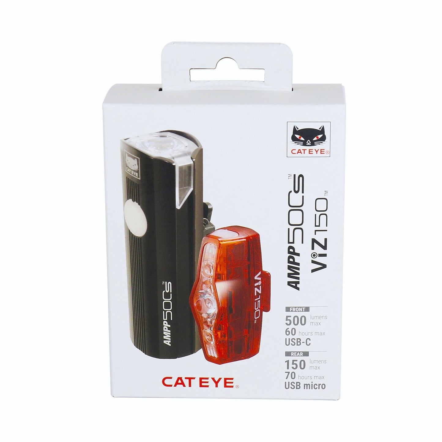 CATEYE AMPP 500S / VIZ 150 BIKE LIGHT SET