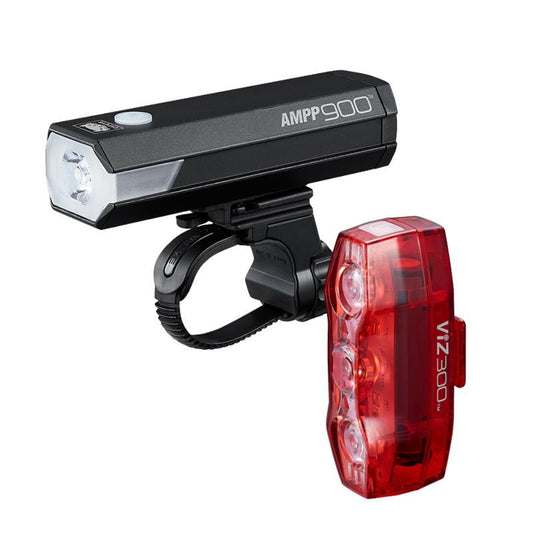 CATEYE AMPP 900 / VIZ 300 BIKE LIGHT SET