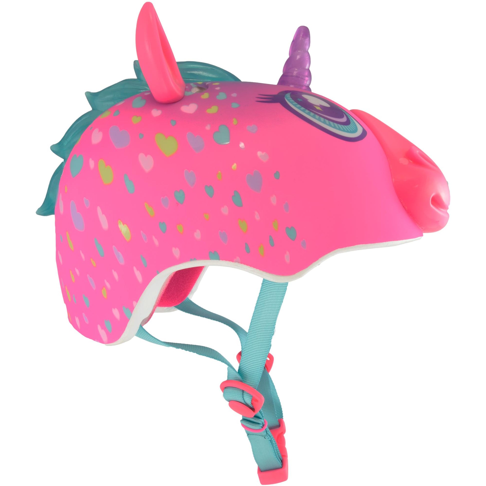 C-PREME RASKULLZ USB RECHARGEABLE LED FS CHILD HELMET UNISIZE 50-54cm SUPER RAINBOW CORN RAINBOW CORN