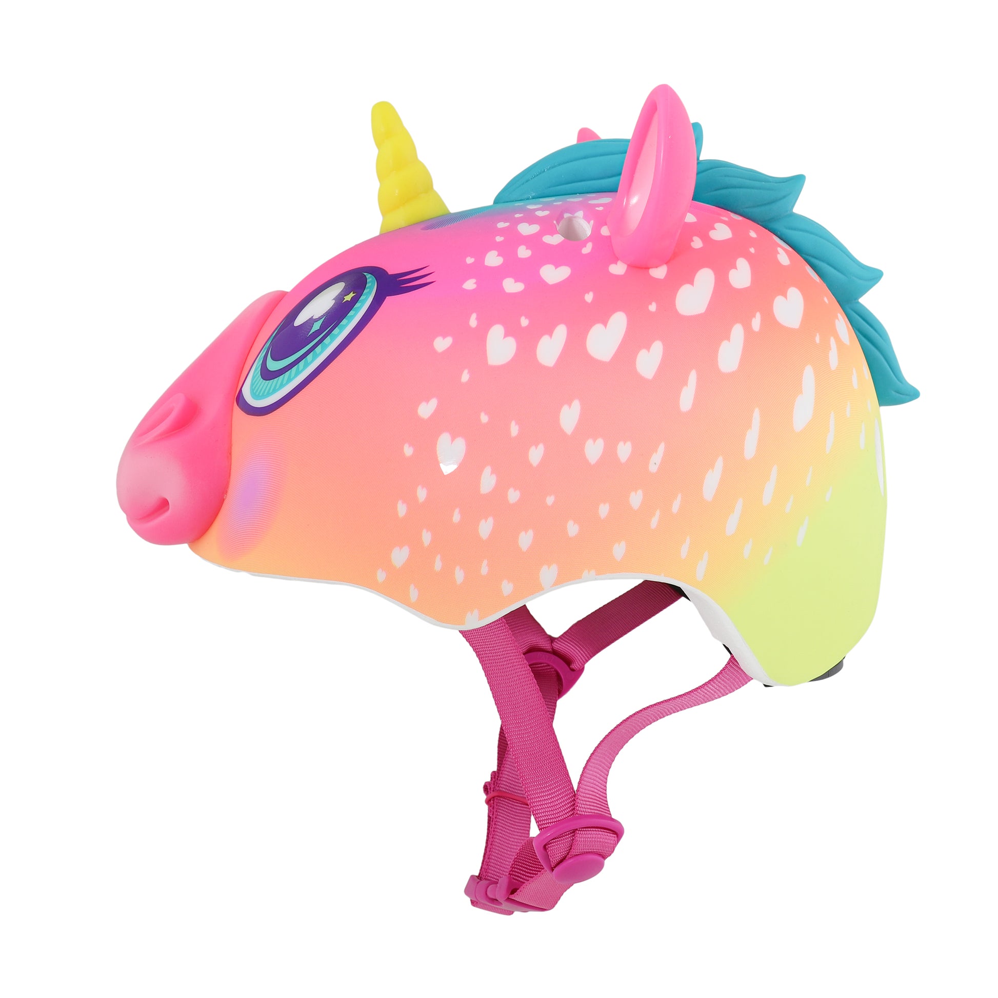C-PREME RASKULLZ FS CHILD HELMET UNISIZE 50-54cm  SUPER RAINBOW CORN