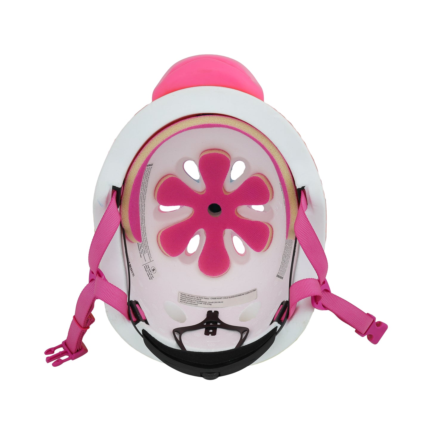 C-PREME RASKULLZ FS CHILD HELMET UNISIZE 50-54cm  SUPER RAINBOW CORN
