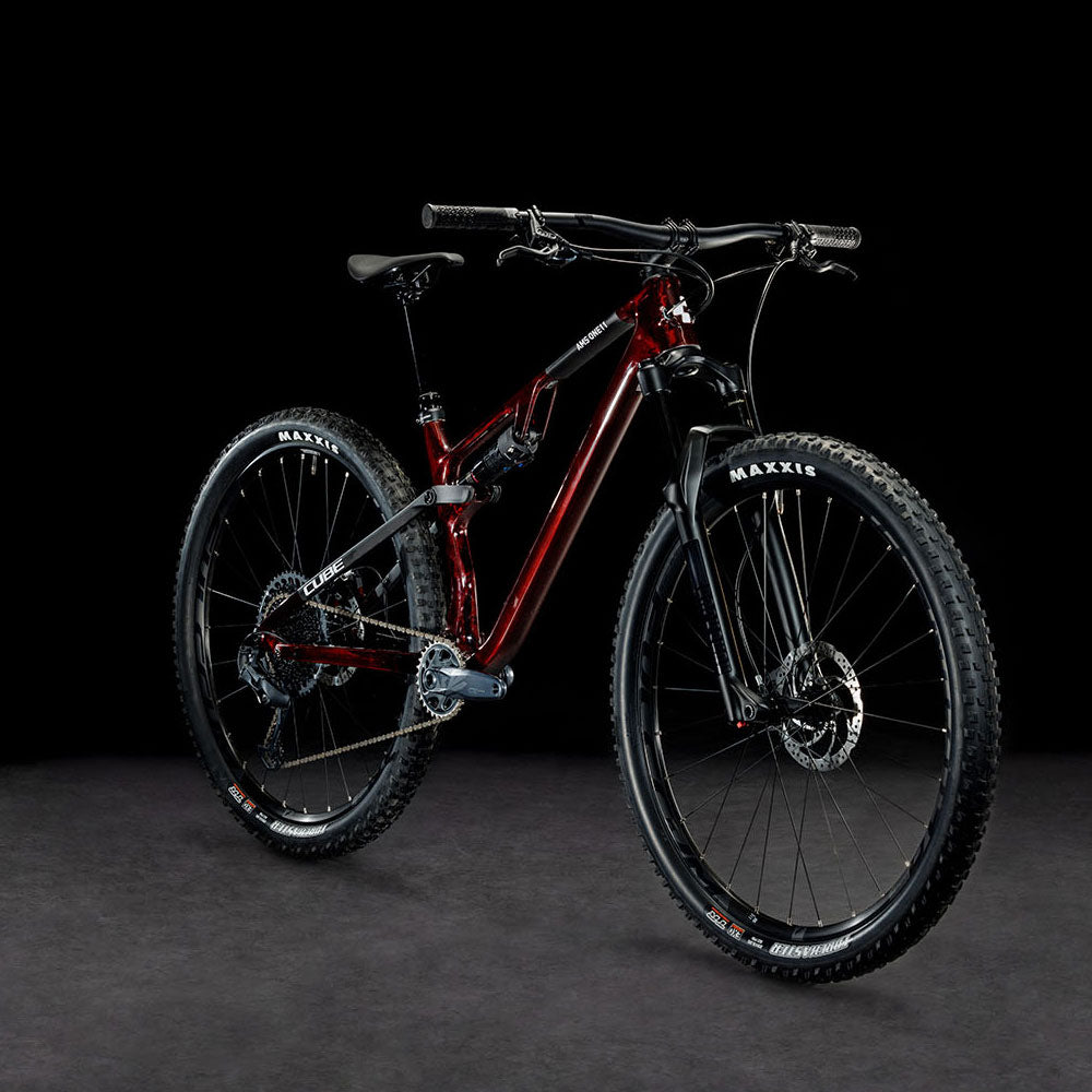 CUBE AMS ONE11 C:68X PRO 29 FS MTB BIKE - LIQUIDRED 'N' CARBON