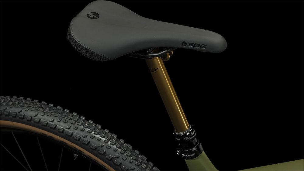 CUBE AMS ONE11 C:68X TM 29 FS MTB BIKE 2023 FLASHGREY 'N' OLIVE