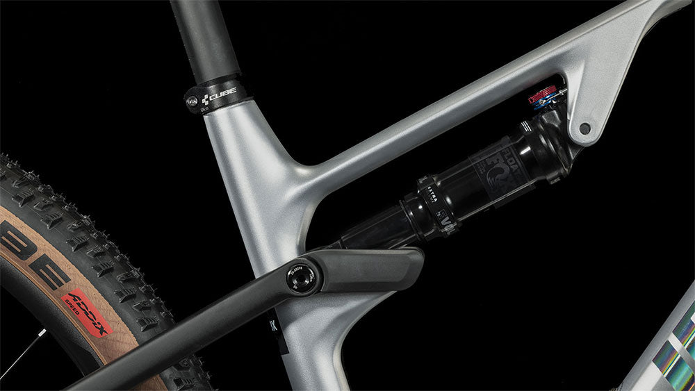 CUBE AMS ZERO99 C:68X RACE 29 FS MTB BIKE SILVER 'N' BLACK