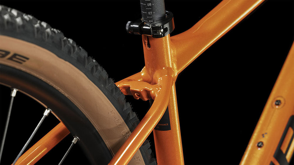 CUBE ATTENTION HARDTAIL MTB BIKE 2023 - FIREORANGE´N´BLACK