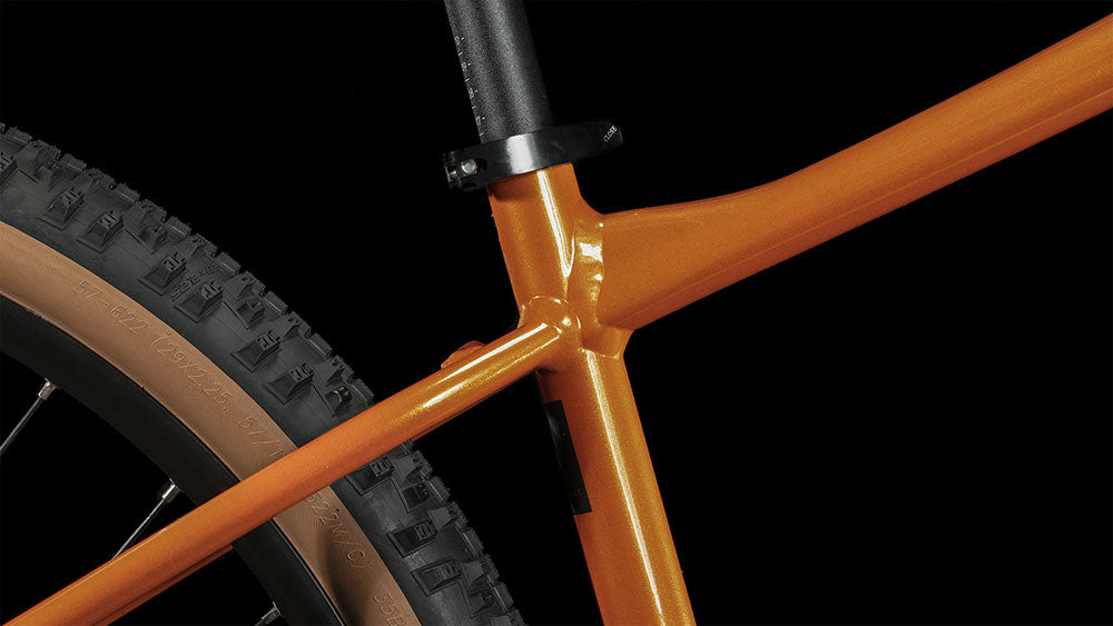 CUBE ATTENTION HARDTAIL MTB BIKE 2023 - FIREORANGE´N´BLACK