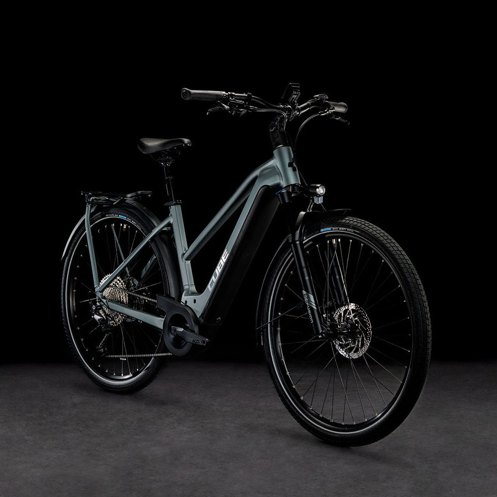 CUBE KATHMANDU HYBRID PRO 750 LADY E-MTB BIKE 2023 FLASHGREY 'N' METAL