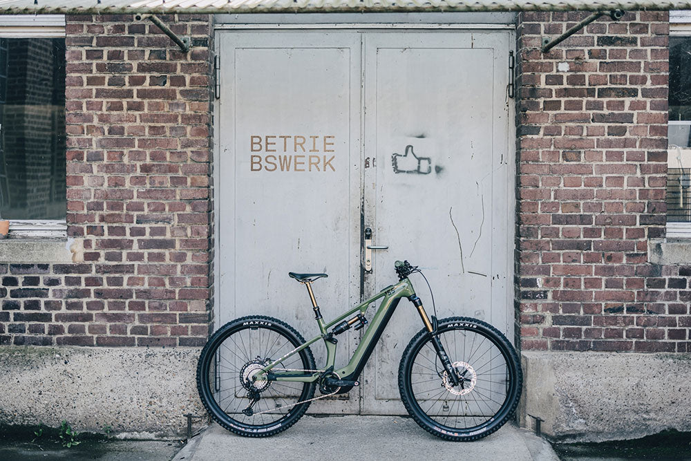 CUBE STEREO HYBRID ONE55 C:68X TM 750 29 e-MTB BIKE 2024 OLIVE 'N' CHROME