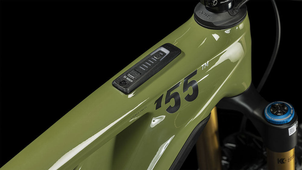 CUBE STEREO HYBRID ONE55 C:68X TM 750 29 e-MTB BIKE 2024 OLIVE 'N' CHROME