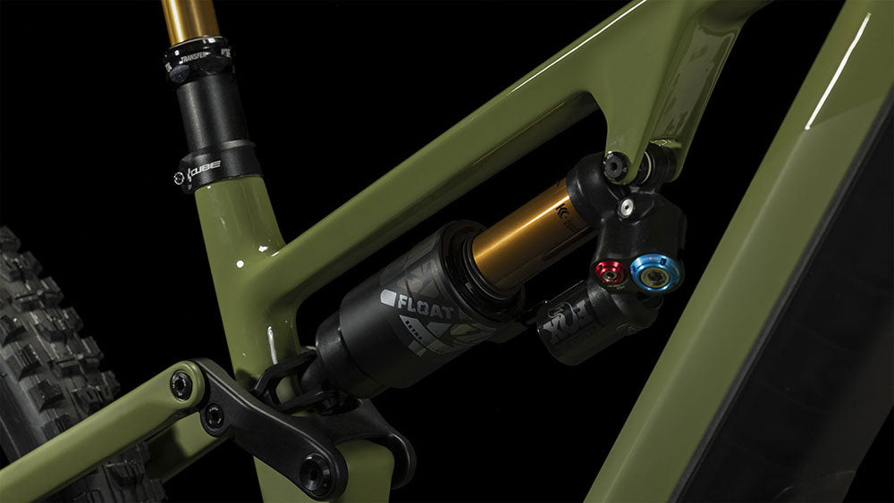 CUBE STEREO HYBRID ONE55 C:68X TM 750 29 e-MTB BIKE 2024 OLIVE 'N' CHROME