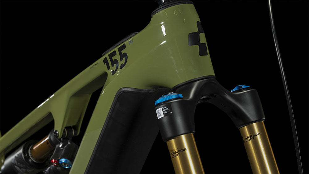 CUBE STEREO HYBRID ONE55 C:68X TM 750 29 e-MTB BIKE 2024 OLIVE 'N' CHROME
