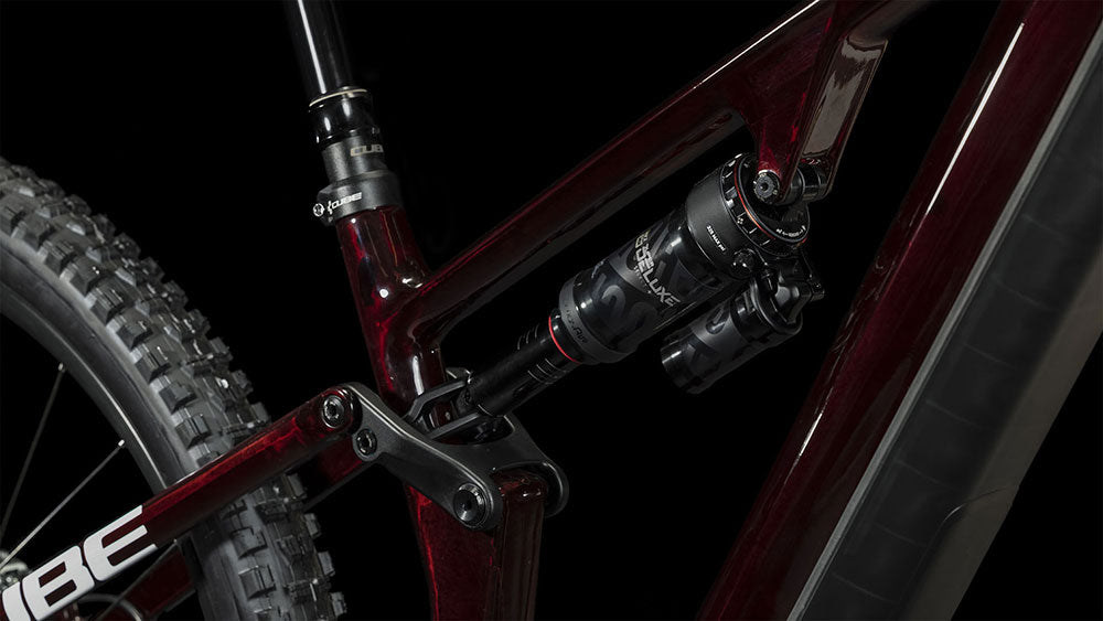 CUBE STEREO HYBRID ONE55 C:68X SLX 750 29 e-MTB BIKE 2024 LIQUIDRED 'N' CARBON