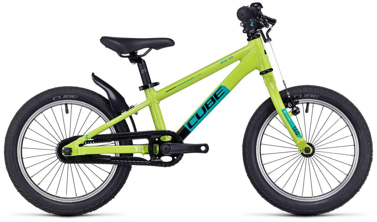 CUBE CUBIE 160  RT KID'S BIKE 2023 - GREEN 'N' BLACK