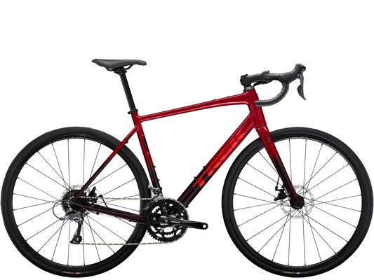 TREK DOMANE AL 2 GEN 4 ROAD BIKE 2024 - CRIMSON TO DARK CARMINE FADE