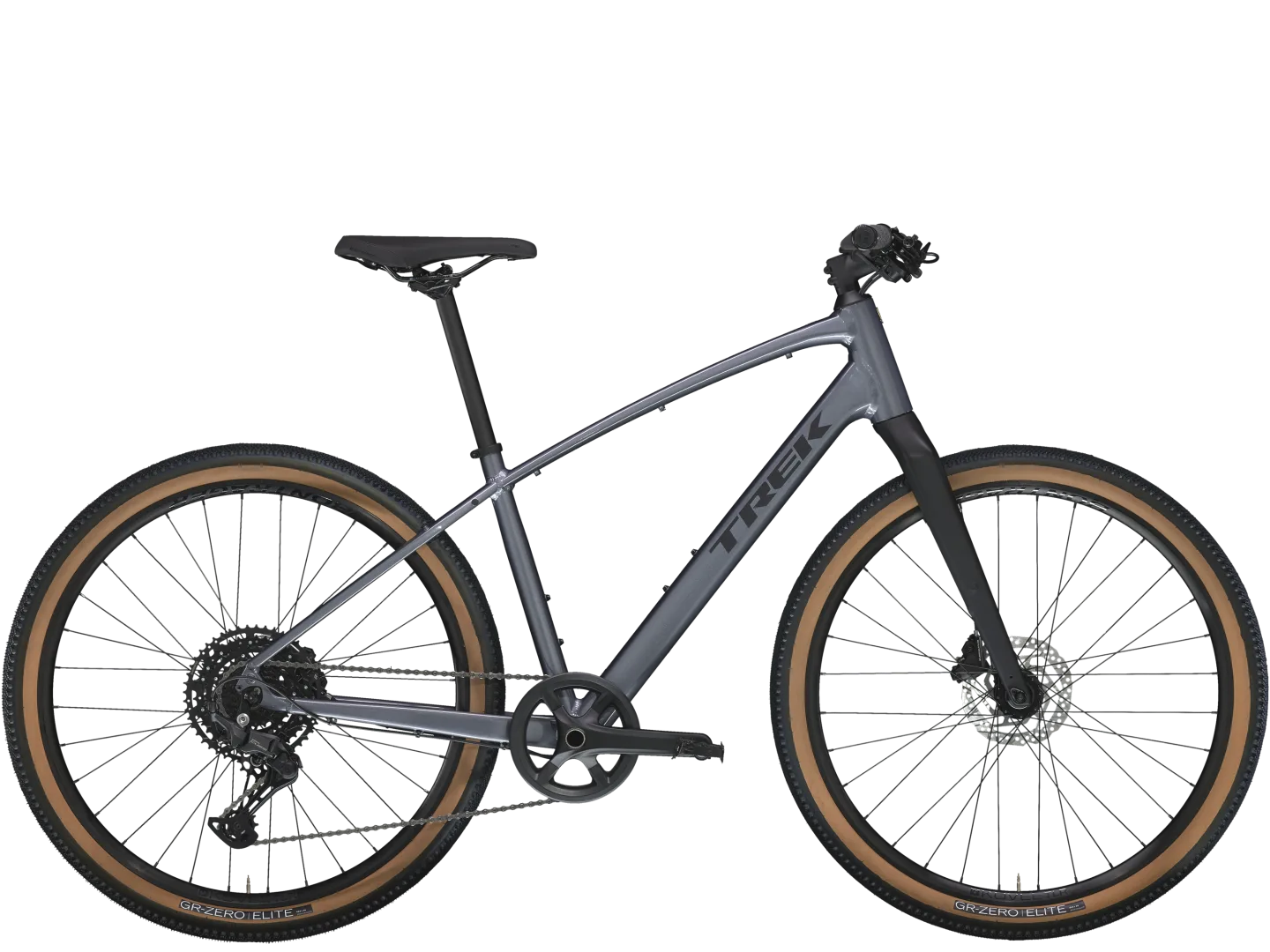 TREK DUAL SPORT 3 GEN 5 HYBRID BIKE 2024 - GALACTIC GREY