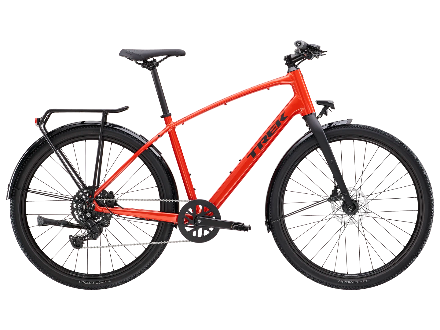 TREK DUAL SPORT 2 GEN 5 EQUIPPED HYBRID BIKE 2024 - LAVA