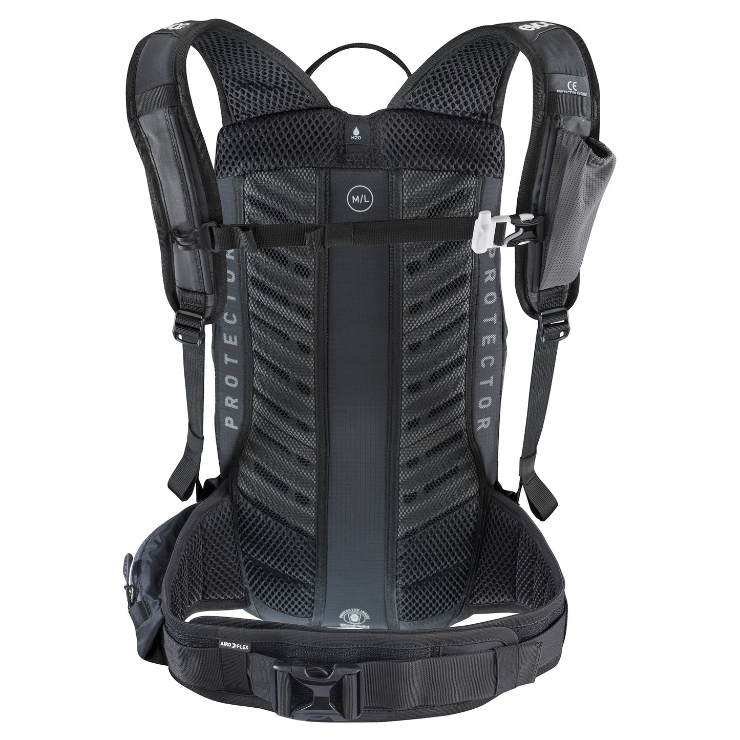 EVOC FR LITE RACE 10L PROTECTOR BACKPACK GREY/BLACK