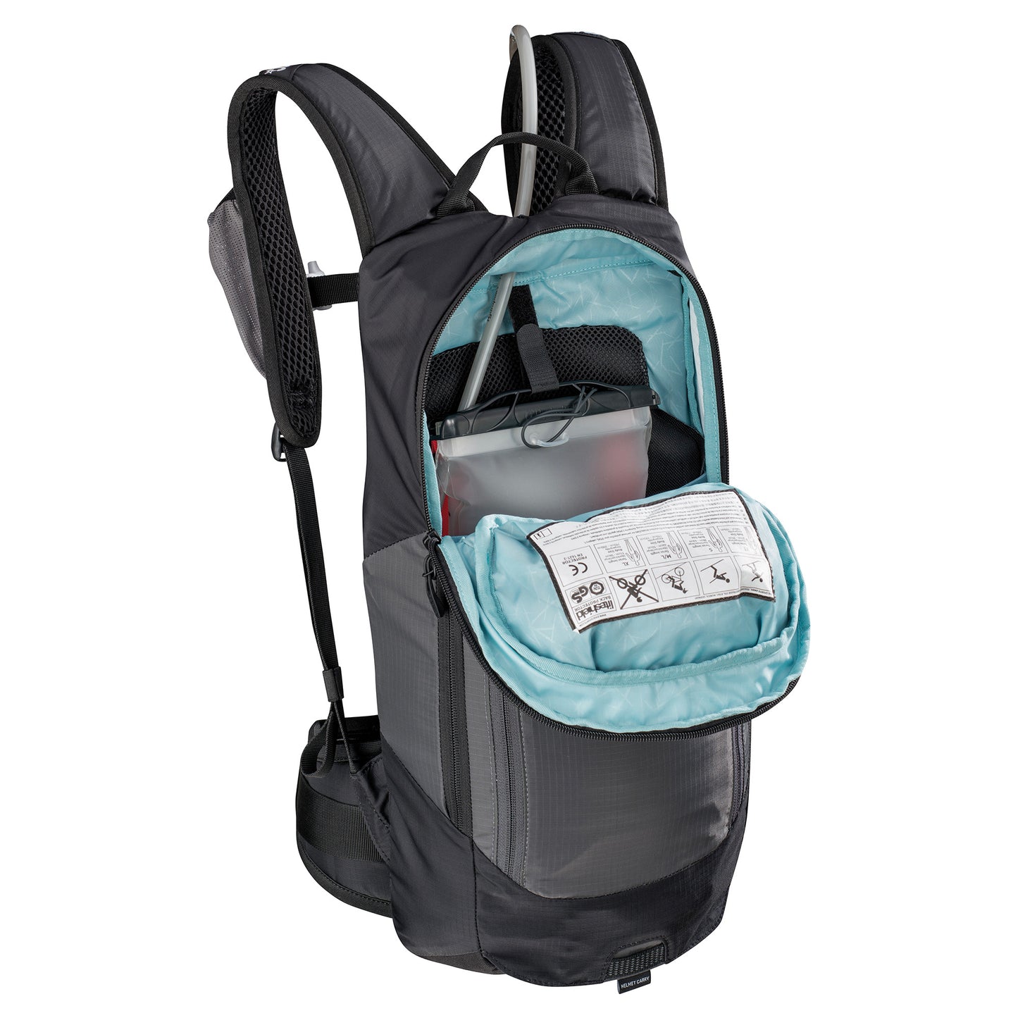 EVOC FR LITE RACE 10L PROTECTOR BACKPACK GREY/BLACK