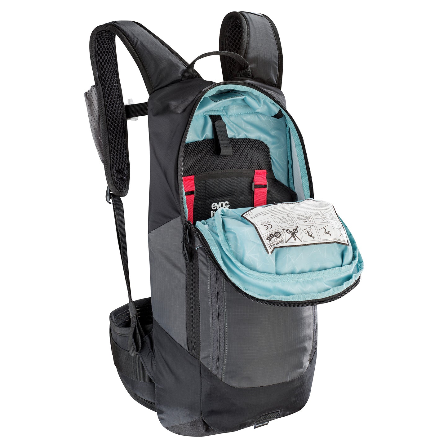 EVOC FR LITE RACE 10L PROTECTOR BACKPACK GREY/BLACK