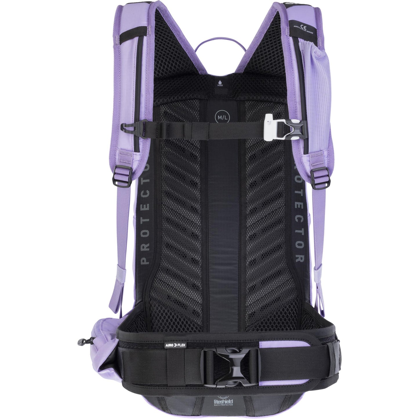 EVOC FR LITE RACE 10L PROTECTOR BACKPACK PURPLE ROSE