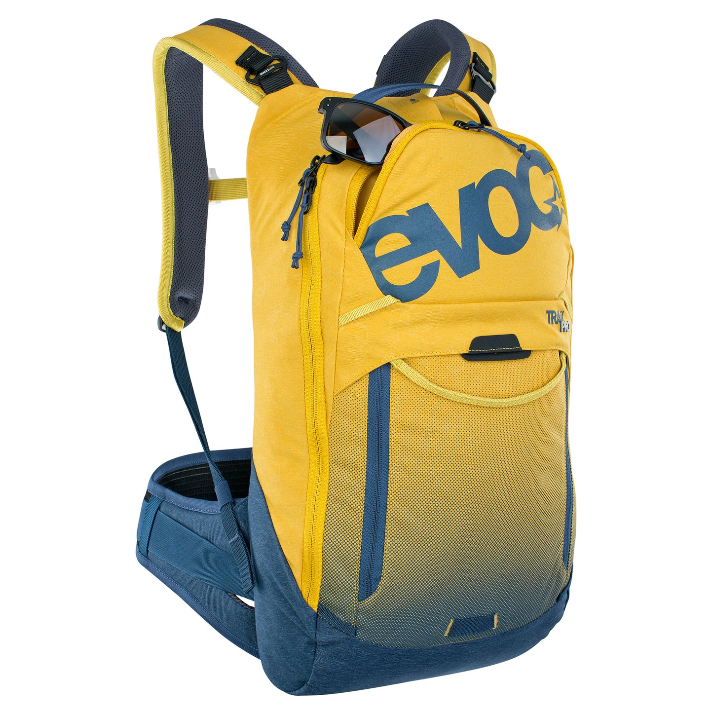 EVOC TRAIL PRO PROTECTOR BACKPACK 10L CURRY/DENIM