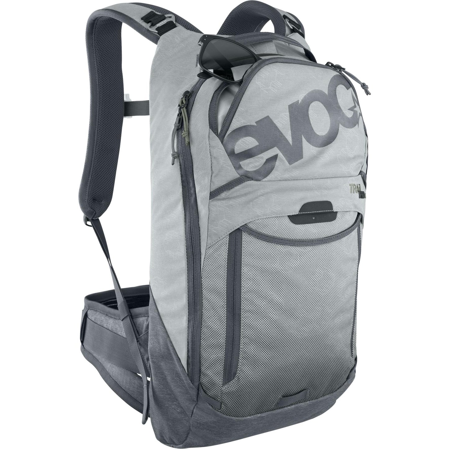 EVOC TRAIL PRO PROTECTOR BACKPACK 10L STONE/CARBON GREY