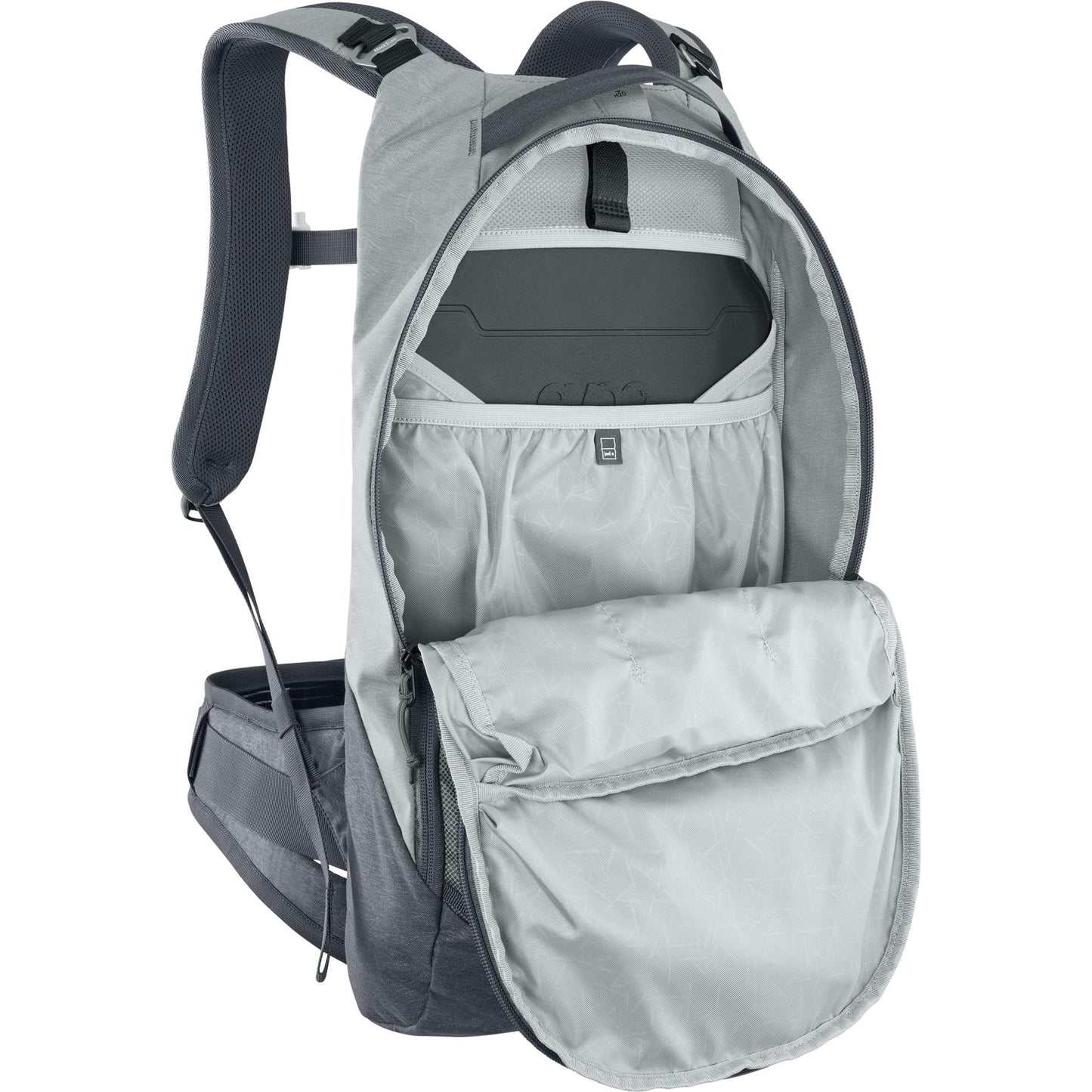 EVOC TRAIL PRO PROTECTOR BACKPACK 10L STONE/CARBON GREY