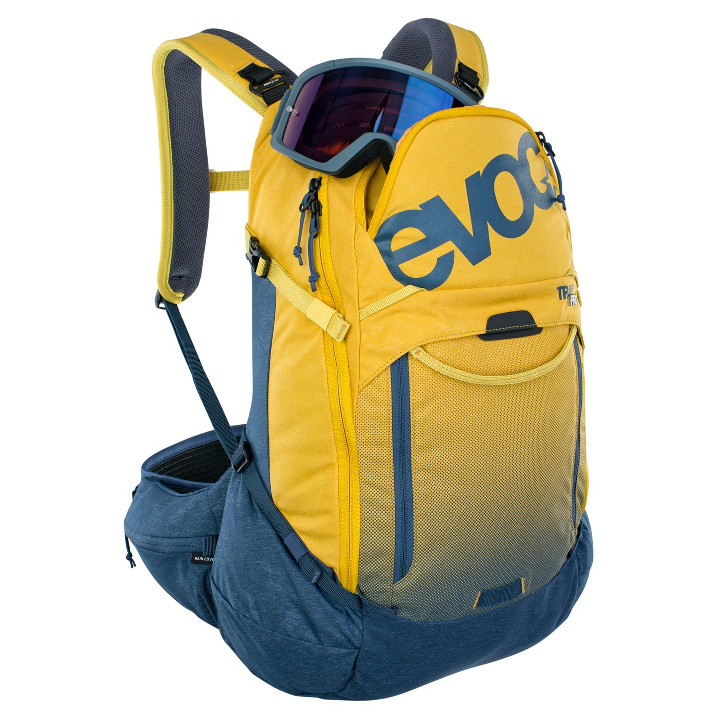 EVOC TRAIL PRO 26L PROTECTOR BACKPACK CURRY/DENIM