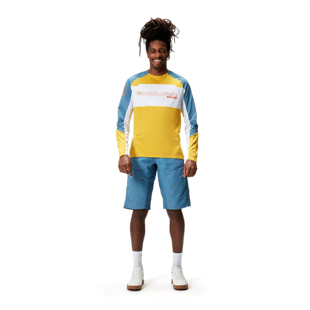 ENDURA MT500 BURNER LITE L/S JERSEY MUSTARD