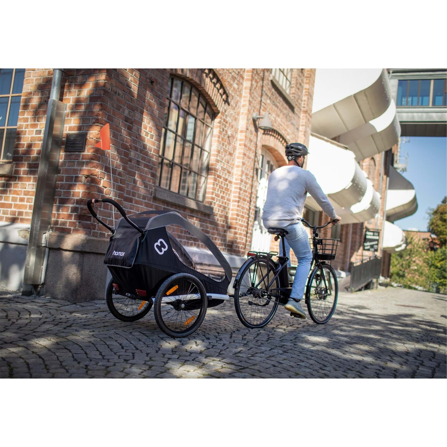 HAMAX TRAVELLER TWIN CHILD BIKE TRAILER