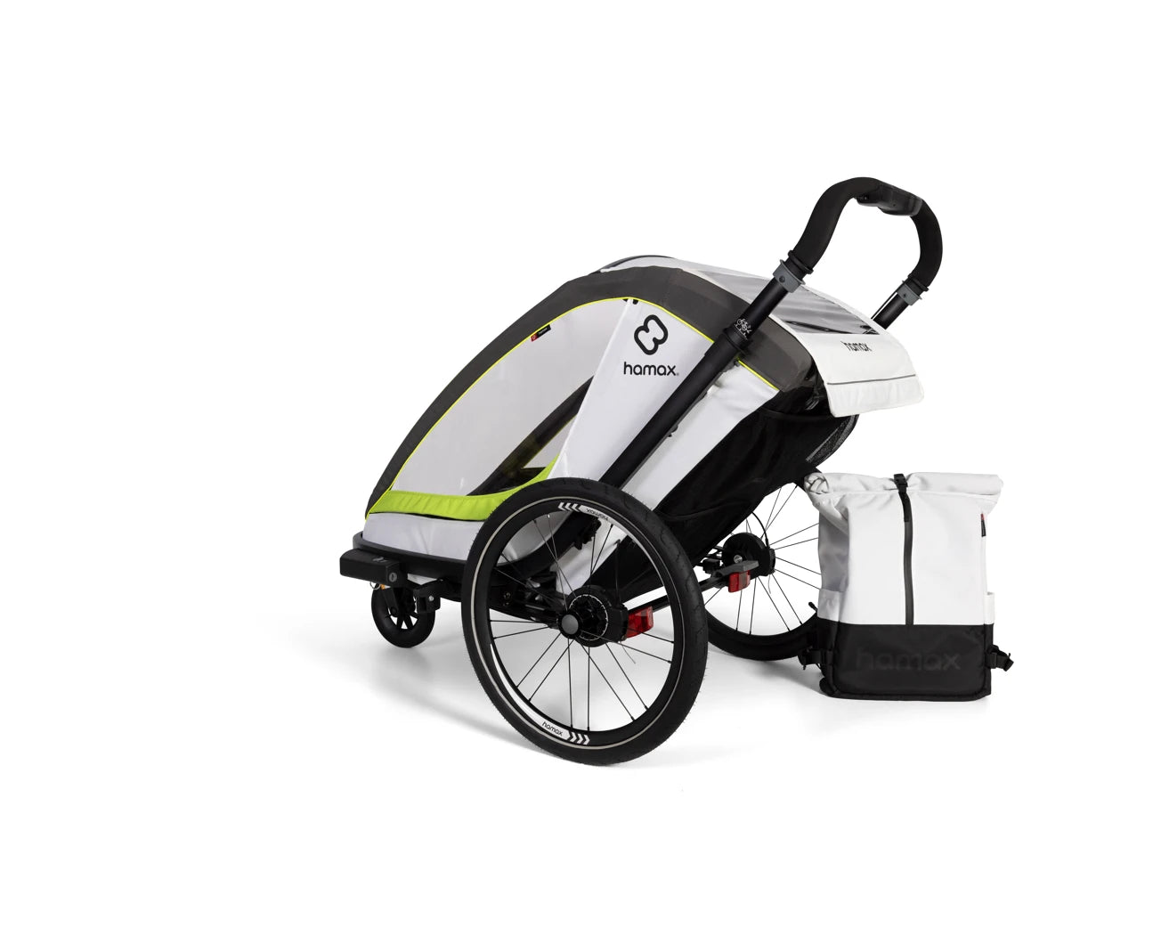 HAMAX BREEZE TWO SEATER CHILD BIKE TRAILER
